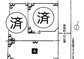 南台4丁目-区割り図